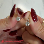 Load image into Gallery viewer, 0-50-carat-round-cut-lab-grown-diamond-solitaire-stud-bezel-set-lever-back-earrings-white-gold-fdear11589ro-0-50-ct-fancy