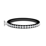 Load image into Gallery viewer, 0.15-ct-delicate-u-prong-stack-diamond-band-in-black-gold-FD8370-0.15CT-NL-BG-HW.jpg