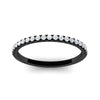 Load image into Gallery viewer, 0.15-ct-delicate-u-prong-stack-diamond-band-in-black-gold-FD8370ANGLE5-0.15CT-NL-BG.jpg