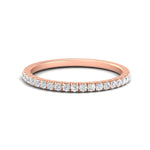 Load image into Gallery viewer, 0.15-ct-delicate-u-prong-stack-diamond-band-in-rose-gold-FD8370-0.15CT-NL-RG.jpg