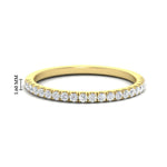 Load image into Gallery viewer, 0.15-ct-delicate-u-prong-stack-diamond-band-in-yellow-gold-FD8370-0.15CT-NL-YG-HW.jpg