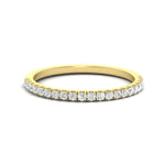 Load image into Gallery viewer, 0.15-ct-delicate-u-prong-stack-diamond-band-in-yellow-gold-FD8370-0.15CT-NL-YG.jpg
