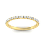 Load image into Gallery viewer, 0.15-ct-delicate-u-prong-stack-diamond-band-in-yellow-gold-FD8370ANGLE5-0.15CT-NL-YG.jpg