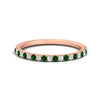 Load image into Gallery viewer, 0.15-ct-delicate-u-prong-stack-emerald-band-in-rose-gold-FD8370GEMGR-0.15CT-NL-RG.jpg
