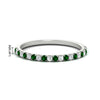 Load image into Gallery viewer, 0.15-ct-delicate-u-prong-stack-emerald-band-in-white-gold-FD8370GEMGR-0.15CT-NL-WG-HW.jpg