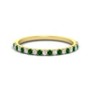 Load image into Gallery viewer, 0.15-ct-delicate-u-prong-stack-emerald-band-in-yellow-gold-FD8370GEMGR-0.15CT-NL-YG.jpg