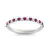 Load image into Gallery viewer, 0.15-ct-delicate-u-prong-stack-pink-sapphire-band-in-white-gold-FD8370GSADRPIANGLE5-0.15CT-NL-WG.jpg