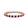 Load image into Gallery viewer, 0.15-ct-delicate-u-prong-stack-ruby-band-in-rose-gold-FD8370GRUDR-0.15CT-NL-RG.jpg