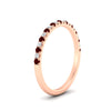 Load image into Gallery viewer, 0.15-ct-delicate-u-prong-stack-ruby-band-in-rose-gold-FD8370GRUDRANGLE2-0.15CT-NL-RG.jpg