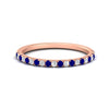 Load image into Gallery viewer, 0.15-ct-delicate-u-prong-stack-sapphire-band-in-rose-gold-FD8370GSABL-0.15CT-NL-RG.jpg