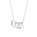 Load image into Gallery viewer, 0.18-ct-trio-diamond-pendant-necklace-in-white-gold-FDPD11416-0.20CT-NL-WG