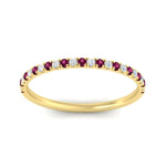 Load image into Gallery viewer, 0.20-ct-delicate-womens-custom-pink-sapphire-wedding-band-in-yellow-gold-FD8370GSADRPIANGLE5-0.20CT-NL-YG.jpg