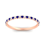 Load image into Gallery viewer, 0.20-ct-delicate-womens-custom-sapphire-wedding-band-in-rose-gold-FD8370GSABLANGLE5-0.20CT-NL-RG.jpg