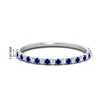 Load image into Gallery viewer, 0.20-ct-delicate-womens-custom-sapphire-wedding-band-in-white-gold-FD8370GSABL-0.20CT-NL-WG-HW.jpg
