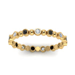 Load image into Gallery viewer, 0.25-carat-bezel-bead-wedding-band-with-black-diamond-in-yellow-gold-FDEWB123630RO(1.50MM)GBLACK-NL-YG.jpg