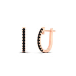 Load image into Gallery viewer, 0.25-carat-black-diamond-huggie-hoop-earrings-in-rose-gold-FDEAR11260GBLACKANGLE2-0.25-NL-RG