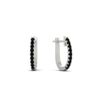 Load image into Gallery viewer, 0.25-carat-black-diamond-huggie-hoop-earrings-in-white-gold-FDEAR11260GBLACKANGLE2-0.25-NL-WG