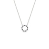 Load image into Gallery viewer, 0.25-carat-circle-round-black-diamond-pendant-in-white-gold-FDPD11271GBLACKANGLE1-0.25CT_20-NL-WG