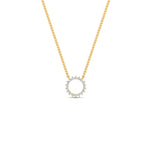 Load image into Gallery viewer, 0.25-carat-circle-round-diamond-pendant-in-yellow-gold-FDPD11271ANGLE1-0.25CT_20-NL-YG