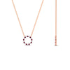 Load image into Gallery viewer, 0.25-carat-circle-round-pink-sapphire-pendant-in-rose-gold-FDPD11271GSADRPIANGLE2-0.25CT_20-NL-RG