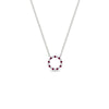 Load image into Gallery viewer, 0.25-carat-circle-round-pink-sapphire-pendant-in-white-gold-FDPD11271GSADRPIANGLE1-0.25CT_20-NL-WG