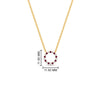 Load image into Gallery viewer, 0.25-carat-circle-round-pink-sapphire-pendant-in-yellow-gold-FDPD11271GSADRPIANGLE1-0.25CT_20-NL-YG-HW