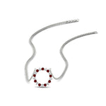Load image into Gallery viewer, 0.25-carat-circle-round-ruby-pendant-in-white-gold-FDPD11271GRUDR-0.25CT_20-NL-WG