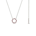 Load image into Gallery viewer, 0.25-carat-circle-round-ruby-pendant-in-white-gold-FDPD11271GRUDRANGLE2-0.25CT_20-NL-WG