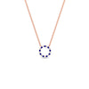 Load image into Gallery viewer, 0.25-carat-circle-round-sapphire-pendant-in-rose-gold-FDPD11271GSABLANGLE1-0.25CT_20-NL-RG