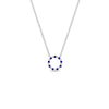 Load image into Gallery viewer, 0.25-carat-circle-round-sapphire-pendant-in-white-gold-FDPD11271GSABLANGLE1-0.25CT_20-NL-WG