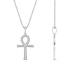 Load image into Gallery viewer, 0.25-carat-diamond-ankh-cross-pendant-in-FDPD11003-NL-WG