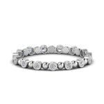 Load image into Gallery viewer, 0.25-carat-diamond-bezel-bead-wedding-band-in-white-gold-FDEWB123630RO(1.50MM)-NL-WG.jpg