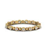Load image into Gallery viewer, 0.25-carat-diamond-bezel-bead-wedding-band-in-yellow-gold-FDEWB123630RO(1.50MM)-NL-YG.jpg