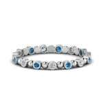 Load image into Gallery viewer, 0.25-carat-diamond-bezel-bead-wedding-band-with-blue-topaz-in-white-gold-FDEWB123630RO(1.50MM)GICBLTO-NL-WG.jpg