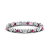 Load image into Gallery viewer, 0.25-carat-diamond-bezel-bead-wedding-band-with-pink-sapphire-in-white-gold-FDEWB123630RO(1.50MM)GSADRPI-NL-WG.jpg