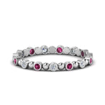 Load image into Gallery viewer, 0.25-carat-diamond-bezel-bead-wedding-band-with-pink-sapphire-in-white-gold-FDEWB123630RO(1.50MM)GSADRPI-NL-WG.jpg