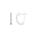 Load image into Gallery viewer, 0.25-carat-diamond-huggie-hoop-earrings-in-platinum-FDEAR11260ANGLE2-0.25-NL-WG