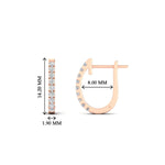 Load image into Gallery viewer, 0.25-carat-diamond-huggie-hoop-earrings-in-rose-gold-FDEAR11260ANGLE2-0.25-NL-RG