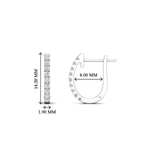 Load image into Gallery viewer, 0.25-carat-diamond-huggie-hoop-earrings-in-white-gold-FDEAR11260ANGLE2-0.25-NL-WG