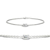 Load image into Gallery viewer, 0.25 Ct. Bezel Set Emerald Chain Bracelet
