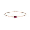 Load image into Gallery viewer, 0.25 Ct. Bezel Set Emerald Chain Bracelet
