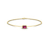 Load image into Gallery viewer, 0.25 Ct. Bezel Set Emerald Chain Bracelet
