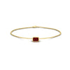 Load image into Gallery viewer, 0.25 Ct. Bezel Set Emerald Chain Bracelet