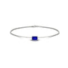 Load image into Gallery viewer, 0.25 Ct. Bezel Set Emerald Chain Bracelet