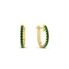 Load image into Gallery viewer, 0.25-carat-emerald-huggie-hoop-earrings-in-yellow-gold-FDEAR11260GEMGRANGLE2-0.25-NL-YG