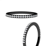 Load image into Gallery viewer, 0.25-carat-round-diamond-wedding-ring-in-black-gold-FD8370ANGLE3-0.25CT-NL-BG.jpg