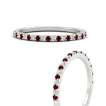 Load image into Gallery viewer, 0.25-carat-round-ruby-wedding-ring-in-white-gold-FD8370GRUDRANGLE3-0.25CT-NL-WG.jpg