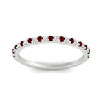 Load image into Gallery viewer, 0.25-carat-round-ruby-wedding-ring-in-white-gold-FD8370GRUDRANGLE5-0.25CT-NL-WG.jpg