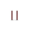Load image into Gallery viewer, 0.25-carat-ruby-huggie-hoop-earrings-in-white-gold-FDEAR11260GRUDRANGLE2-0.25-NL-WG