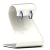 Load image into Gallery viewer, 0.25-carat-sapphire-huggie-hoop-earrings-in-white-gold-FDEAR11260GSABLANGLE2-0.25-NL-WG